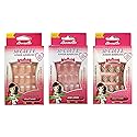 Beautia 3PACK 72tips So Cute Junior False Fake Nails With Glue for Kids Beauty & Personal Care Beautia