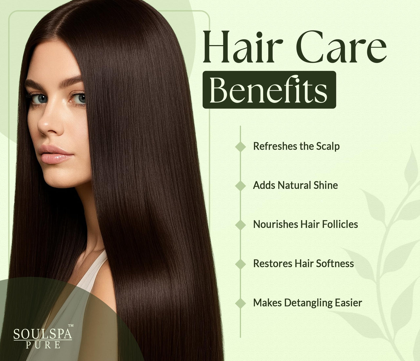 SOULSPA PURE Biotin Rosemary Shampoo and Conditioner Set - Sulfate Free Scalp Care & Hair Strengthening for Thinning, Color-Treated Hair - Rosemary Beauty & Personal Care SOULSPA PURE