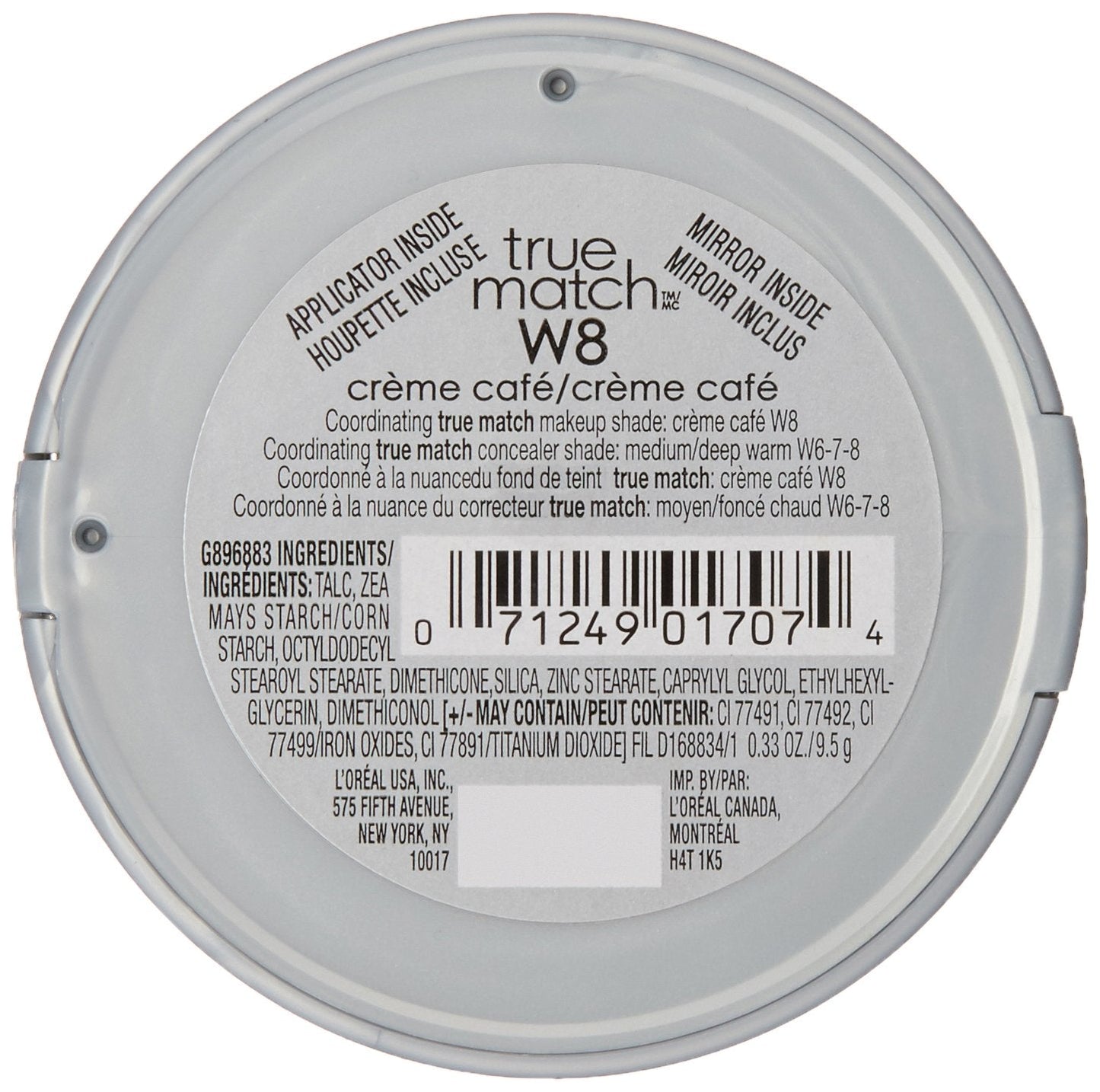L'Oréal Paris True Match Super-Blendable Powder, Creme Cafe, 0.33 oz. Beauty & Personal Care L'Oreal Paris