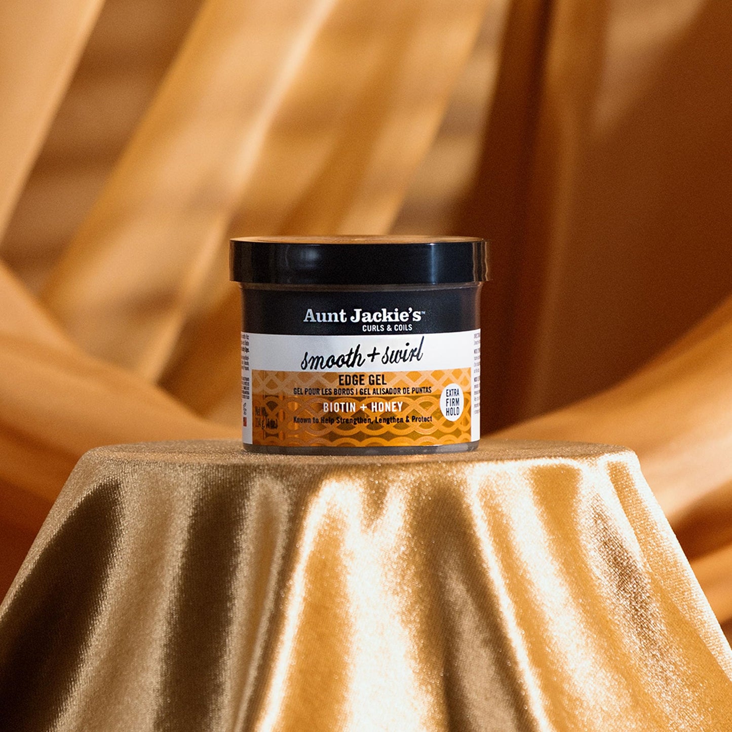 Aunt Jackie's Award-Winning Braid + Twist Collection Smooth + Swirl Edge Gel with Extra Firm Hold, 4oz Beauty & Personal Care Aunt Jackie's