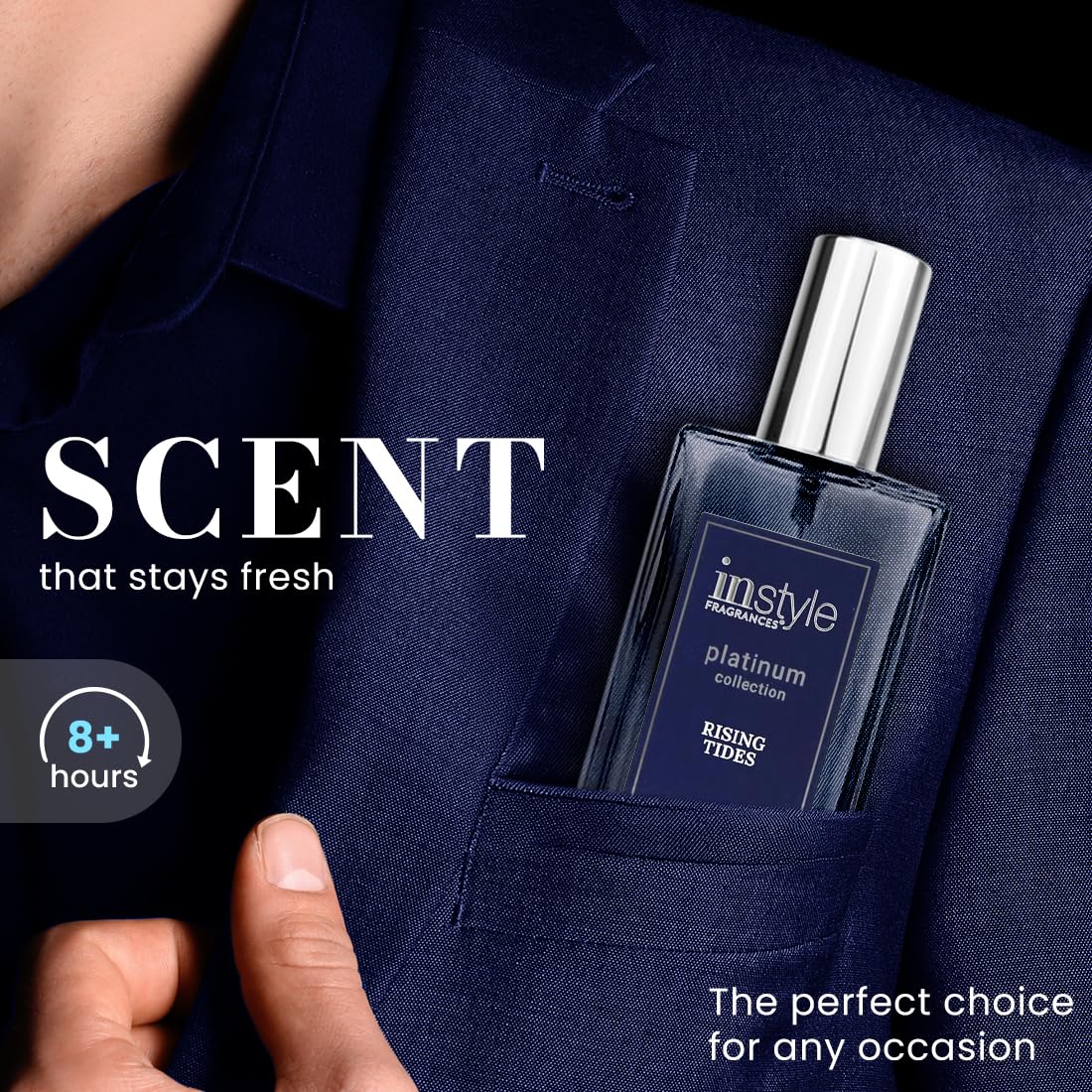 Instyle Fragrances Platinum Collection Rising Tides, Inspired by JPG’s L.e Male, Premium Men’s Eau de Parfum, CLEAN, Vegan, Paraben-Free, Never Tested Beauty & Personal Care Instyle Fragrances