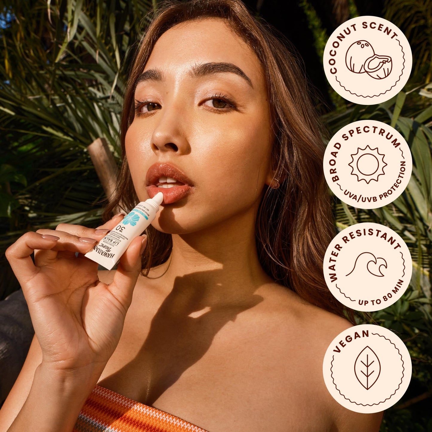 Hawaiian Tropic Lip Sunscreen SPF 30, Island Coconut | SPF Lip Balm, Beach Essentials, Travel Size Sunscreen for Lips, 0.3 oz Beauty & Personal Care Hawaiian Tropic
