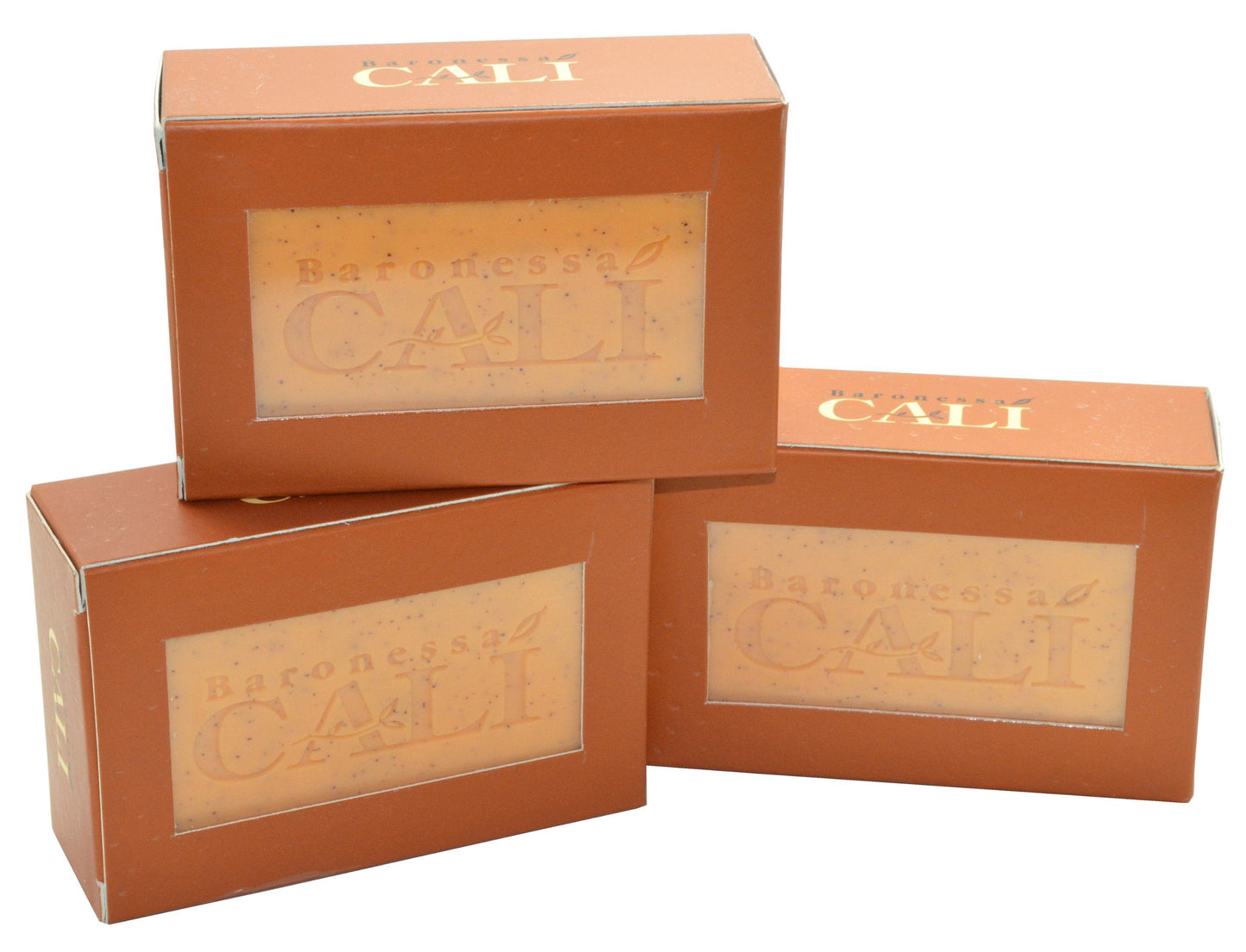 Baronessa Cali Tarocco Skin Cleanser Bar Soap with Exfoliate - Deep Moisturizing Olive Oil Soap with Sicilian Red Orange Extracts- 5.3 Ounces, Pack Beauty & Personal Care RAPSI, FRANCOFONTE BARONESSA CALI, SICILY, ITALY