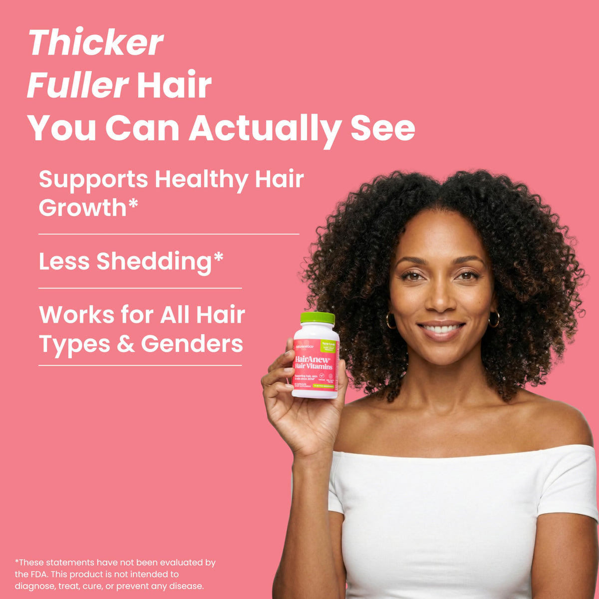 Hair Growth Vitamins for Women & Men - 5000mcg Biotin, 11 Ingredients