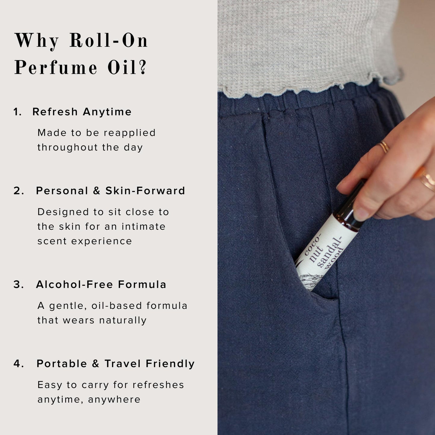 BROKEN TOP - Roll On Perfume | Essential Oil Perfume | Jojoba & Essential Oil Eau de Parfum | Natural, Vegan (Coconut Sandalwood) Beauty & Personal Care BROKEN TOP