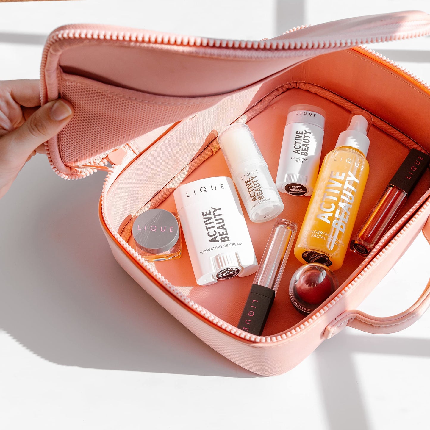 LIQUE Active Lip & Cheek Balm Makeup Stick, Lightweight & Hydrating, Sheer Color with Buildable Coverage, Natural-Looking, Dewy Finish, Vegan Formula Beauty & Personal Care LIQUE