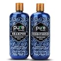 Rachelle Parker Hair Care Set for Men, Natural and Organic Shampoo and Conditioner for Fine and Thinning Hair Supports Healthier Growth, Repairs Beauty & Personal Care Rachelle Parker