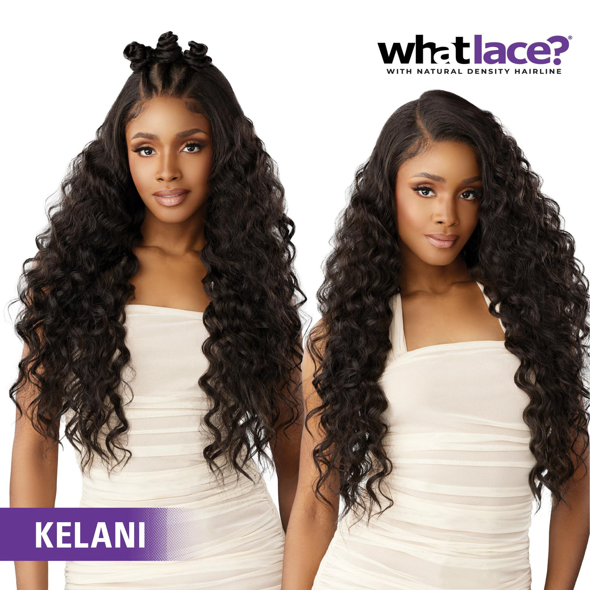 Sensationnel What Lace 13x6 Wig-Kelani, 1B OFFBLACK