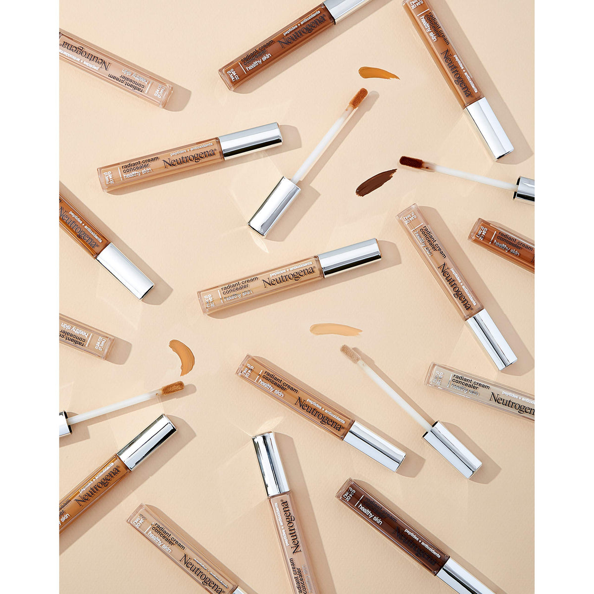 Neutrogena Healthy Skin Radiant Brightening Cream Concealer with Peptides & Vitamin E Antioxidant, Lightweight Perfecting Concealer Cream Beauty & Personal Care Neutrogena