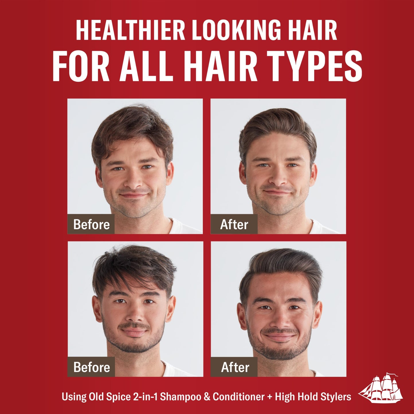 Old Spice High Hold Hair Styling Clay for Men, High Hold, Very Low Shine, 2.22 Oz Beauty & Personal Care Old Spice