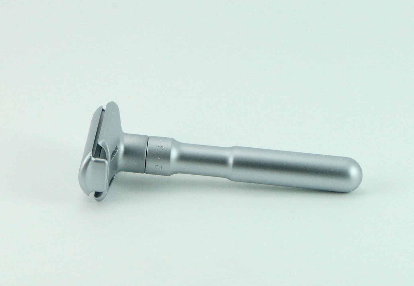 G.B.S Safety Razor, Matte Silver Finish Adjustable Tension and Friendly Shave Brush Badge Bristles Leather Protective Razor Blades Beauty and Personal Care G.B.S