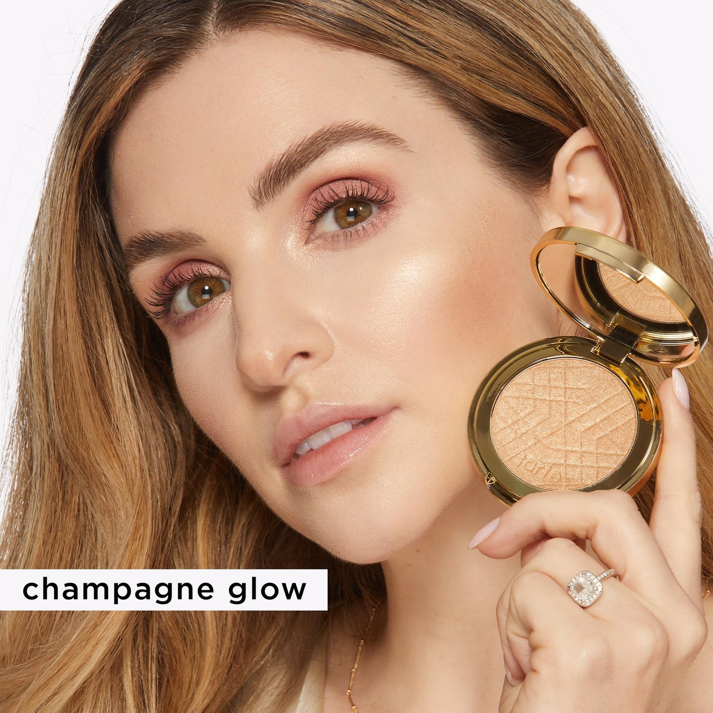 tarte Amazonian clay shimmering light - Pressed Highlighter with Buildable Radiant Glow for a Natural Lightweight Luminous Finish, Vegan Beauty & Personal Care tarte