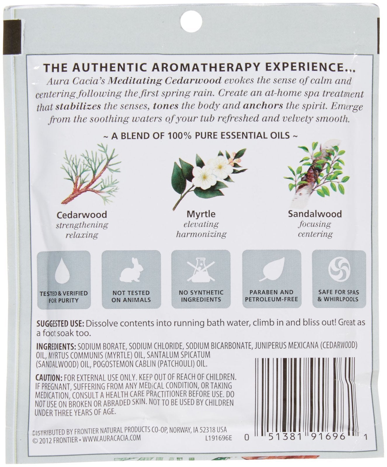 Aura Cacia Aromatherapy Mineral Baths - Meditation - 2.5 oz - 0 ct - 0 pk Beauty and Personal Care Aura Cacia