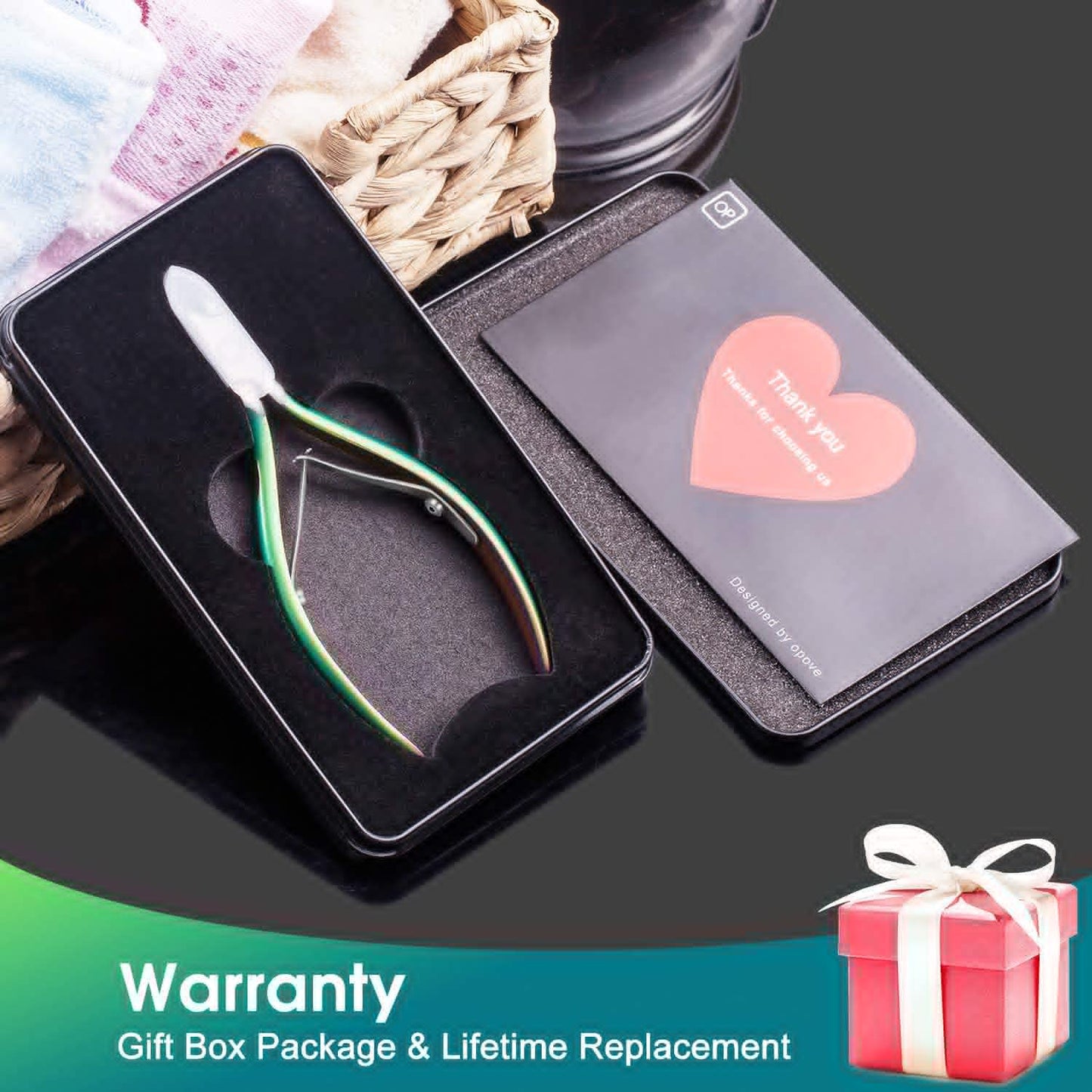 Cuticle Trimmer Cuticle Nippers Clippers Stainless Steel Hangnail Remover Extremely Sharp Cutter Pedicure Manicure Tool, opove X7 Rainbow Gradient Beauty & Personal Care opove
