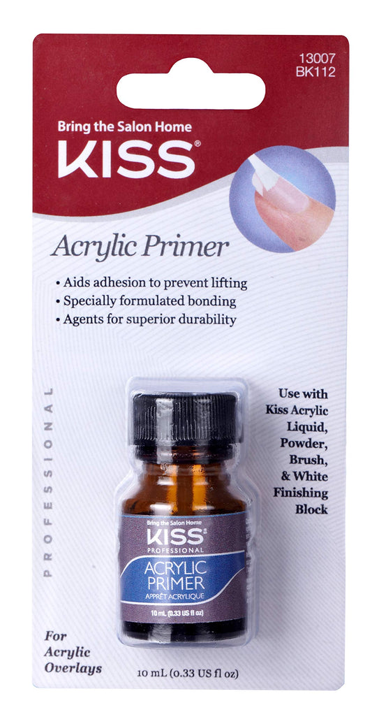 KISS Acrylic Primer 0.33 Ounce (10ml) BK112 (2 PACK) Beauty & Personal Care Kiss