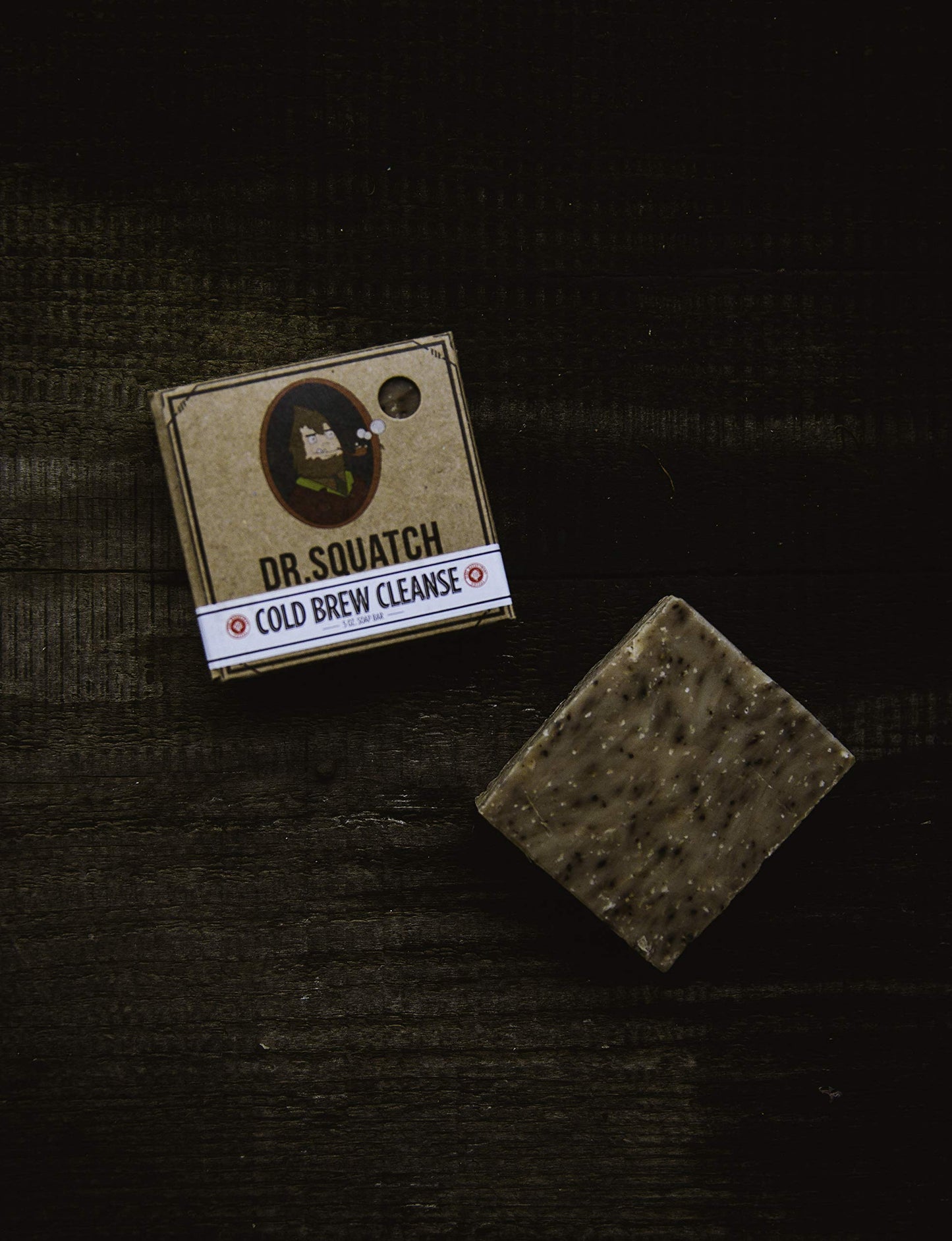 Dr. Squatch Cold Brew Cleanse Coffee Soap Bar - Blend of Shea Butter, Salt, Kaoilin Clay, and Some Top Notch Coffee Beans - Organic Handmade in USA Beauty & Personal Care Dr. Squatch