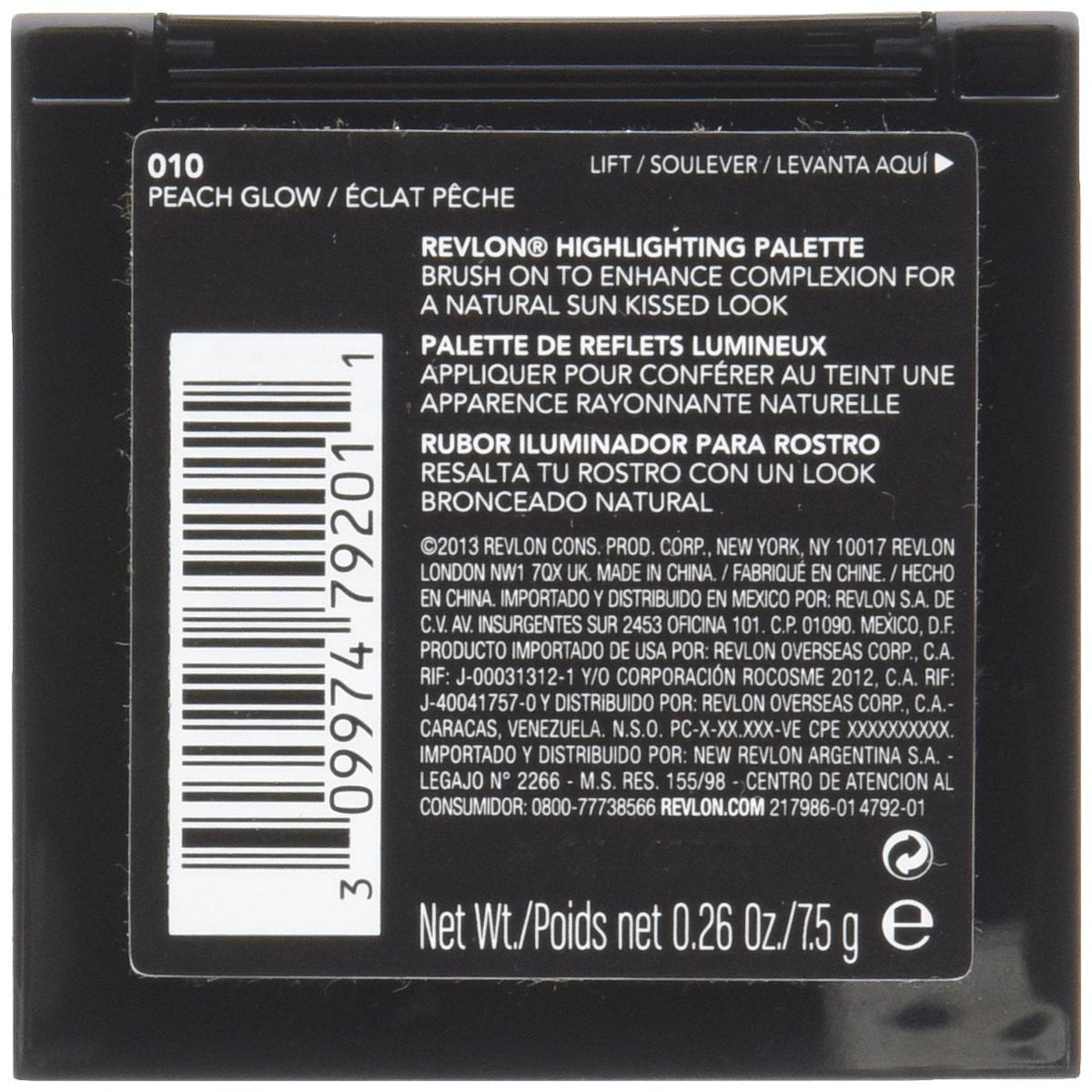 Revlon Highlighting Pallette 010 Peach Glow Beauty & Personal Care REVLON