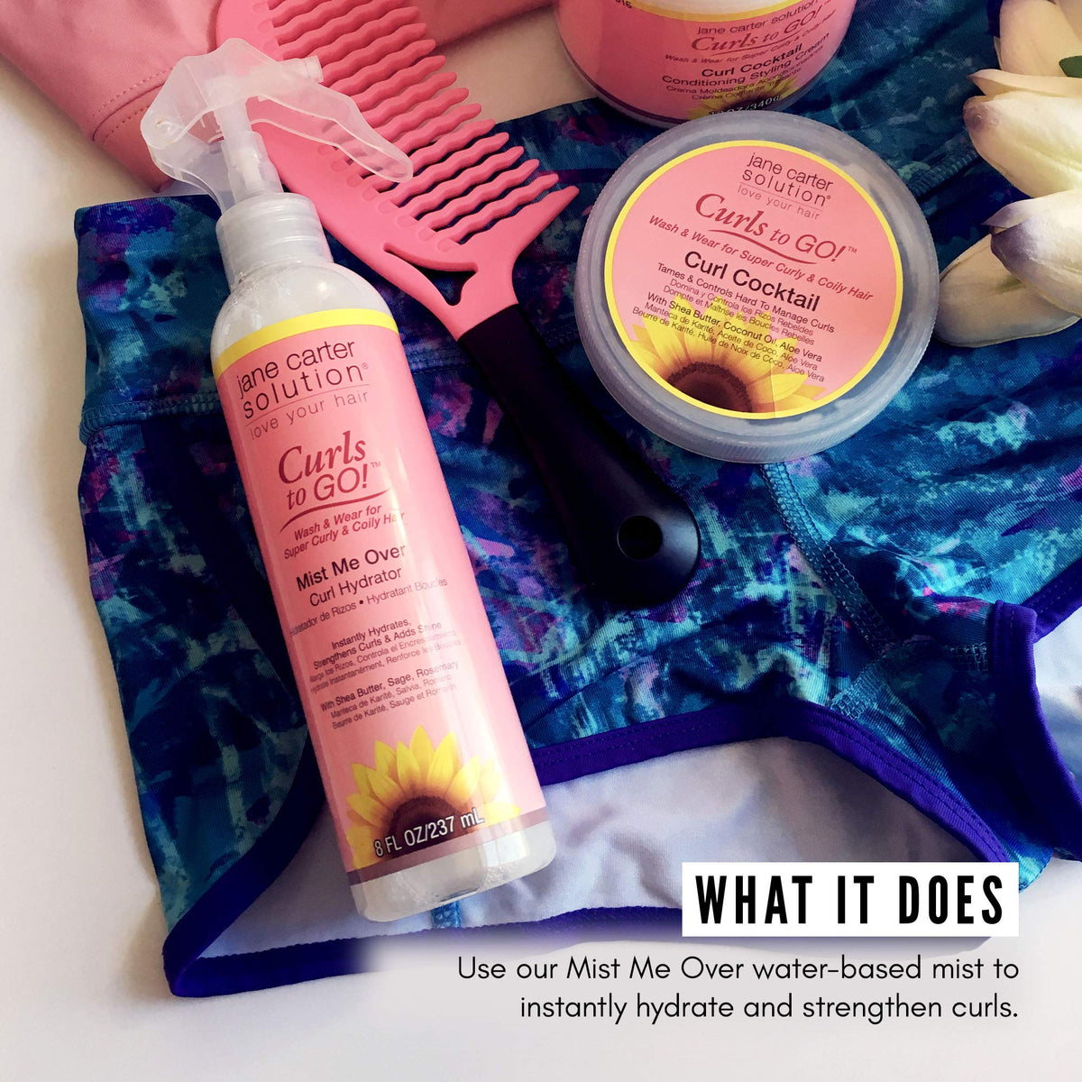 Jane Carter Curls to Go Mist Me Over Curl Hydrator 8oz / 237ml