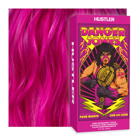 Danger Jones Semi-Permanent Hair Color (Hustler - Pink) Beauty and Personal Care Danger Jones Default Title