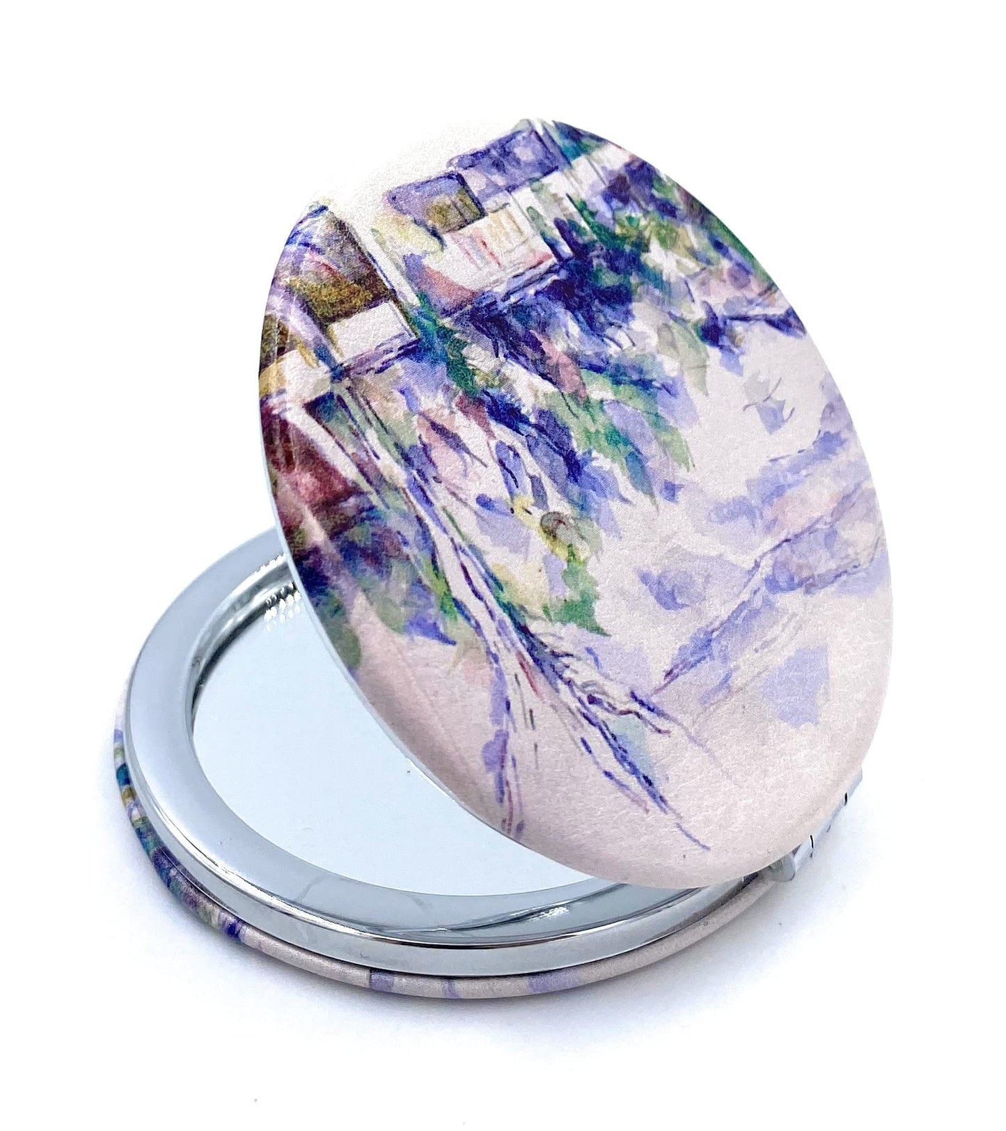 Aeisage Compact Mirror White Pocket Mirror Bulk for Kids Small Travel Mirror for Bags Paul Cezanne Art Print Unique Makeup Gift for Girls Beauty & Personal Care Aeisage
