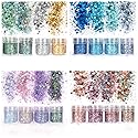 Unime Body Glitter 16 Colors Chunky Glitter for Body Face Hair Make Up Nail Art Mixed Color Glitter Beauty & Personal Care UNIME