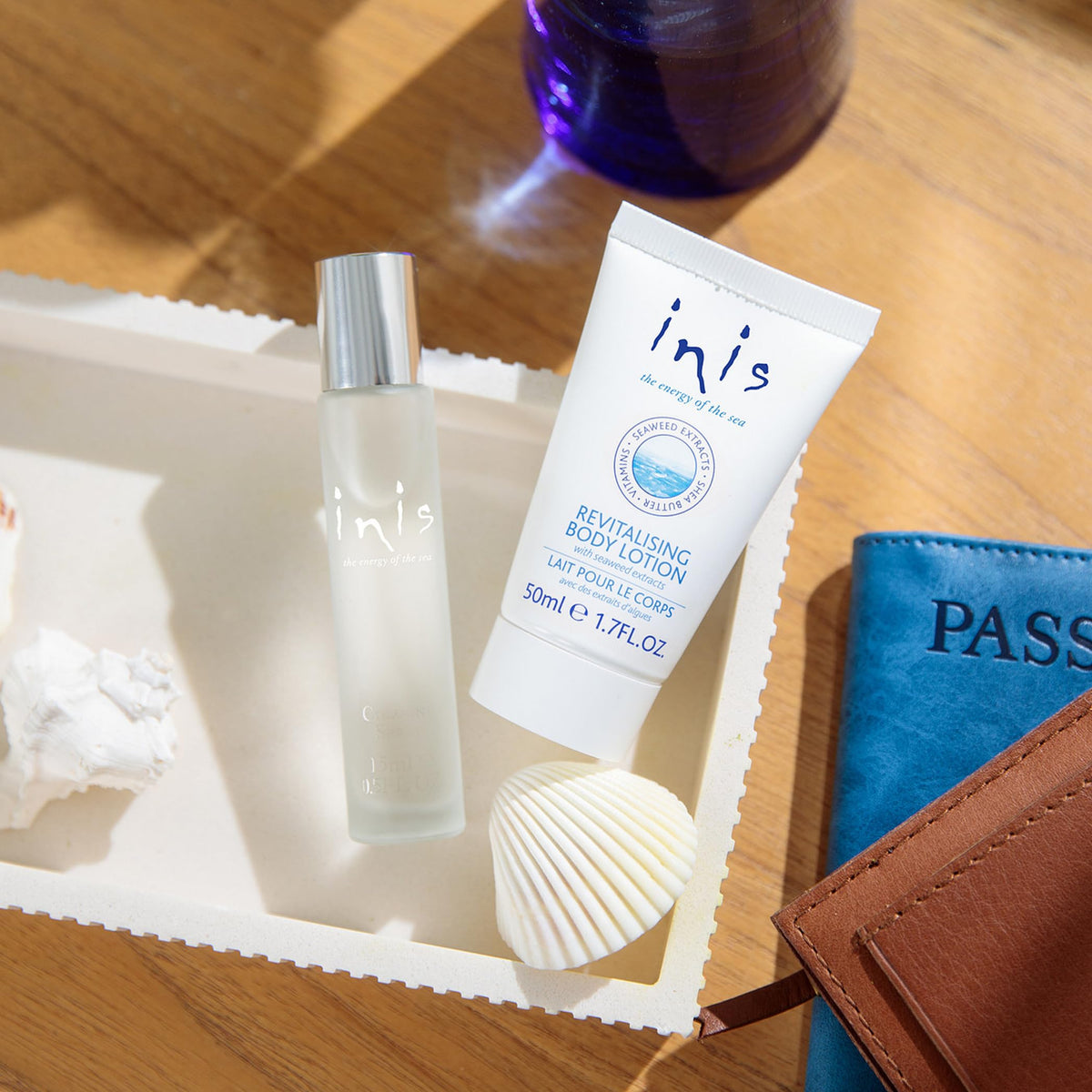 Inis the Energy of the Sea Cologne & Body Lotion Sampler Set - Travel Size Toiletries for Women and Men - Unisex Ocean Fresh Fragrance Beauty & Personal Care Inis the Energy of the Sea