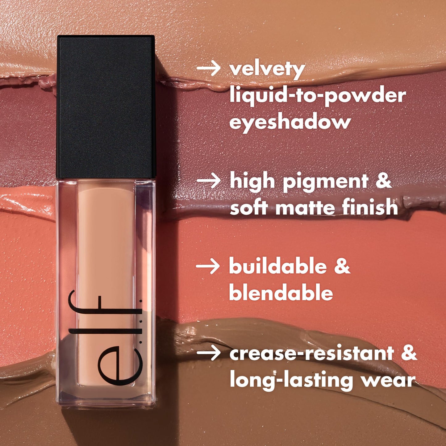 e.l.f. Liquid Velvet Eyeshadow, Crease-Resistant Liquid-to-Powder Eyeshadow For A Rich, Soft-Matte Finish, Vegan , Extra Toasted Beauty & Personal Care e.l.f.