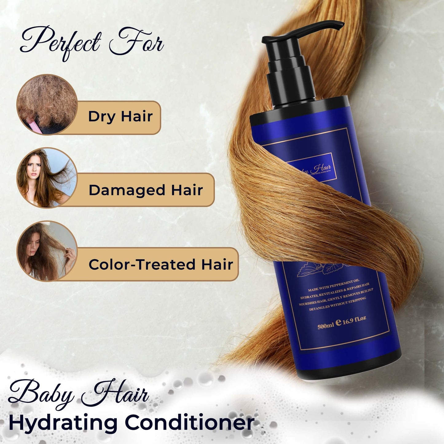 Baby Hair, Hydrating Revitalizing Conditioner, 16.9oz Beauty & Personal Care BABY HAIR