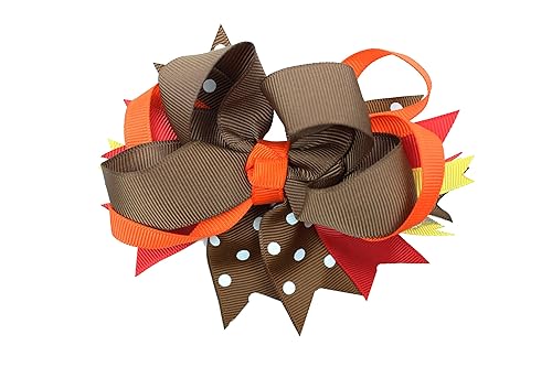 juDanzy Large Thanksgiving Hair Bow Clip for Girls Beauty & Personal Care juDanzy