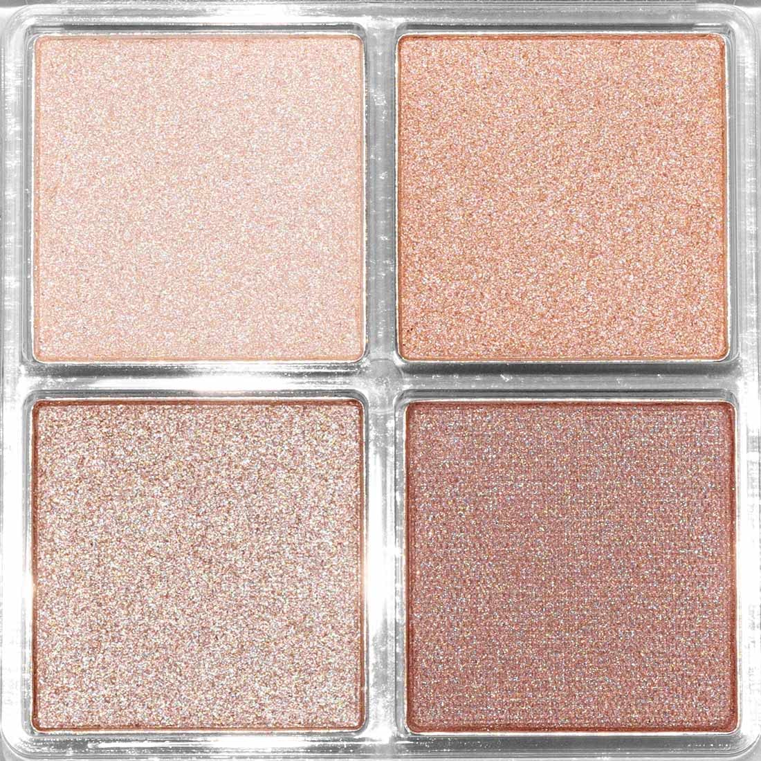 Palladio Eyeshadow Quads, Velvety Pigmented Blendable Matte, Metallic and Shimmer Finishes, Creamy Formula, Four Way Quad Eye Shadow Palette Beauty & Personal Care Palladio
