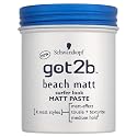 Schwarzkopf got2b Beach Matt Surfer Look Matt Paste 100ml (Pack of 2) Beauty & Personal Care Got2B