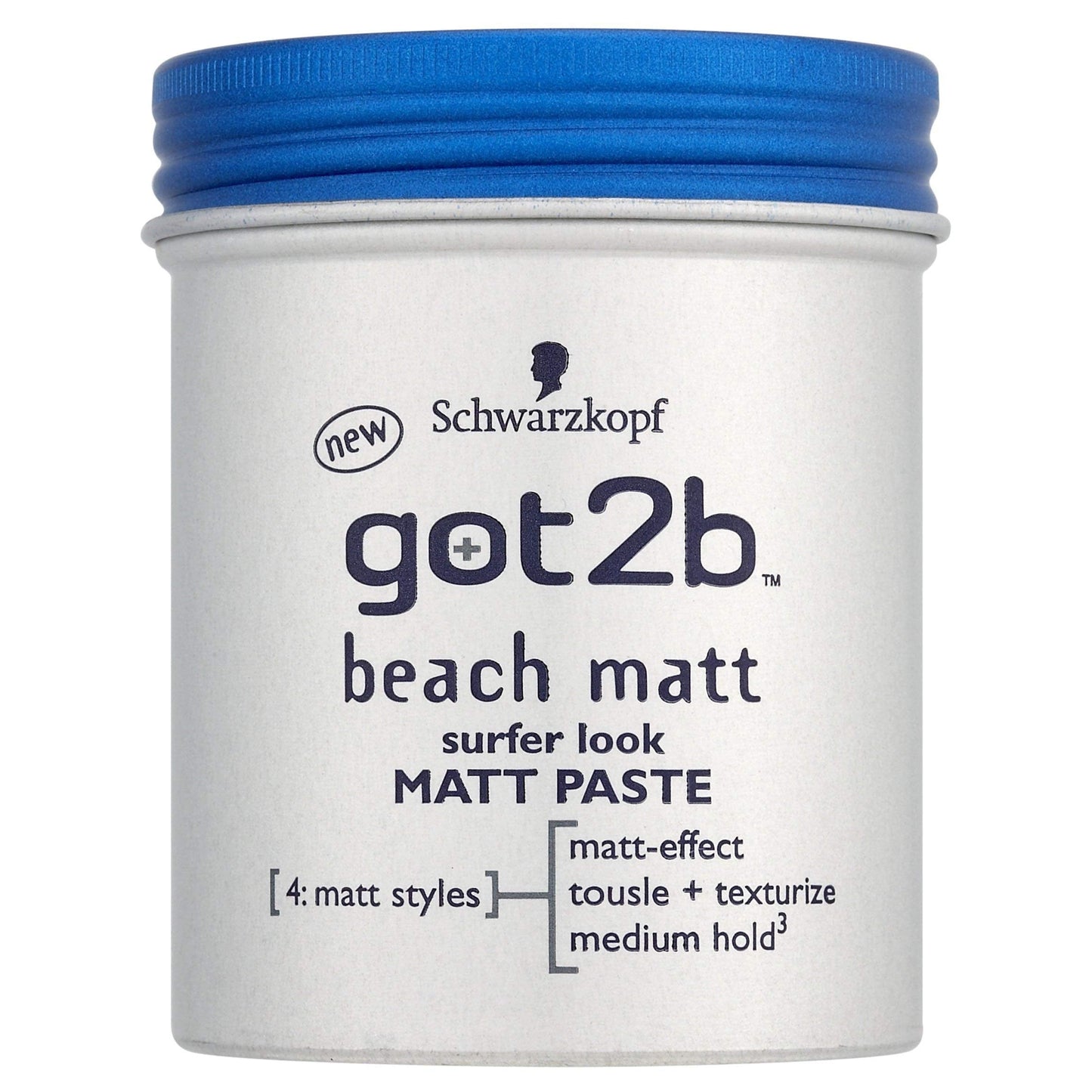 Schwarzkopf got2b Beach Matt Surfer Look Matt Paste 100ml (Pack of 2) Beauty & Personal Care Got2B