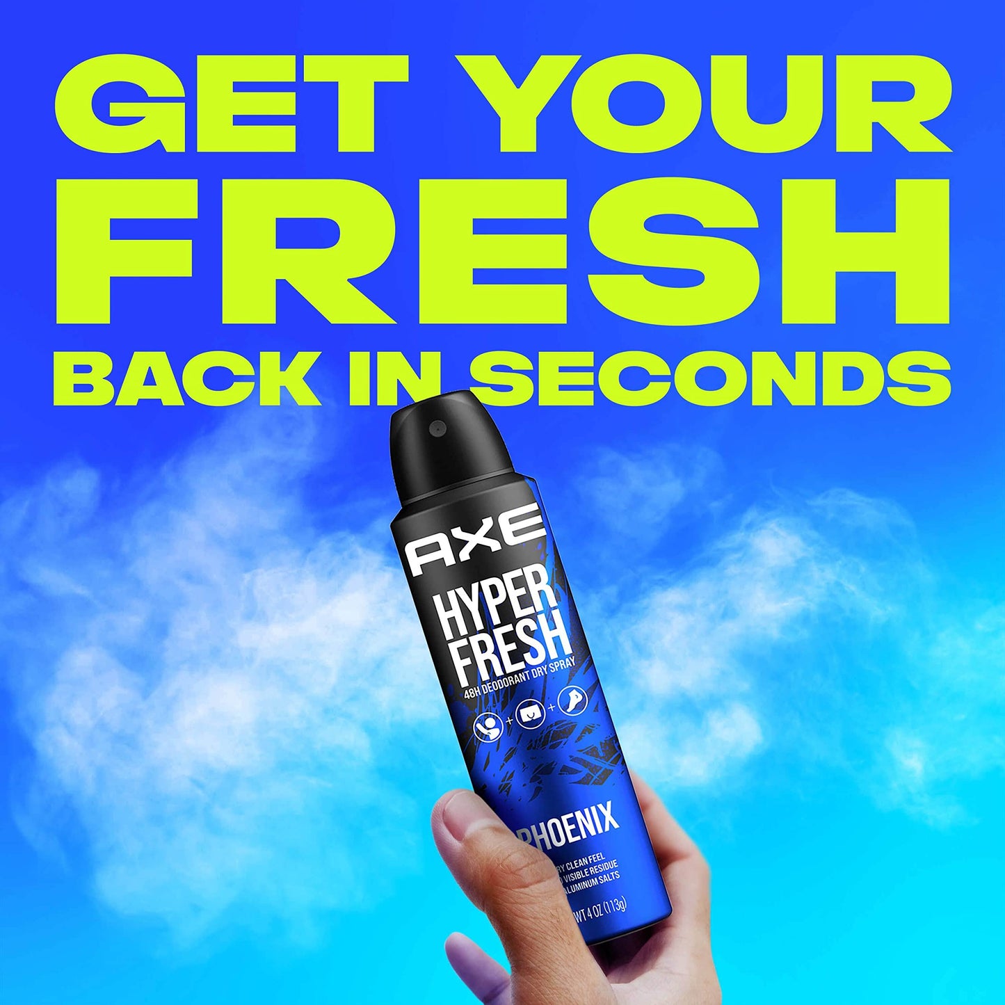 AXE Phoenix Deodorant Spray 48 Hour Odor Protection Crushed Mint and Rosemary Deodorant without Aluminum and without Residue 4 oz Beauty and Personal Care AXE