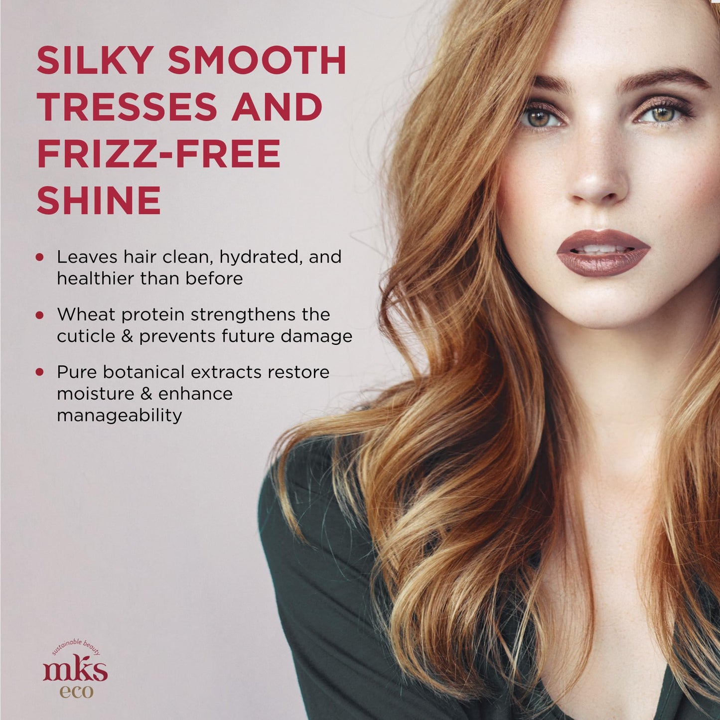 MKS eco Nourish Shampoo, Original Scent (10 fl oz) + MKS eco Hydrate Conditioner, Original Scent (10 fl oz) - Moroccan Argan Oil, Hemp Seed Oil Beauty & Personal Care Earthly Body