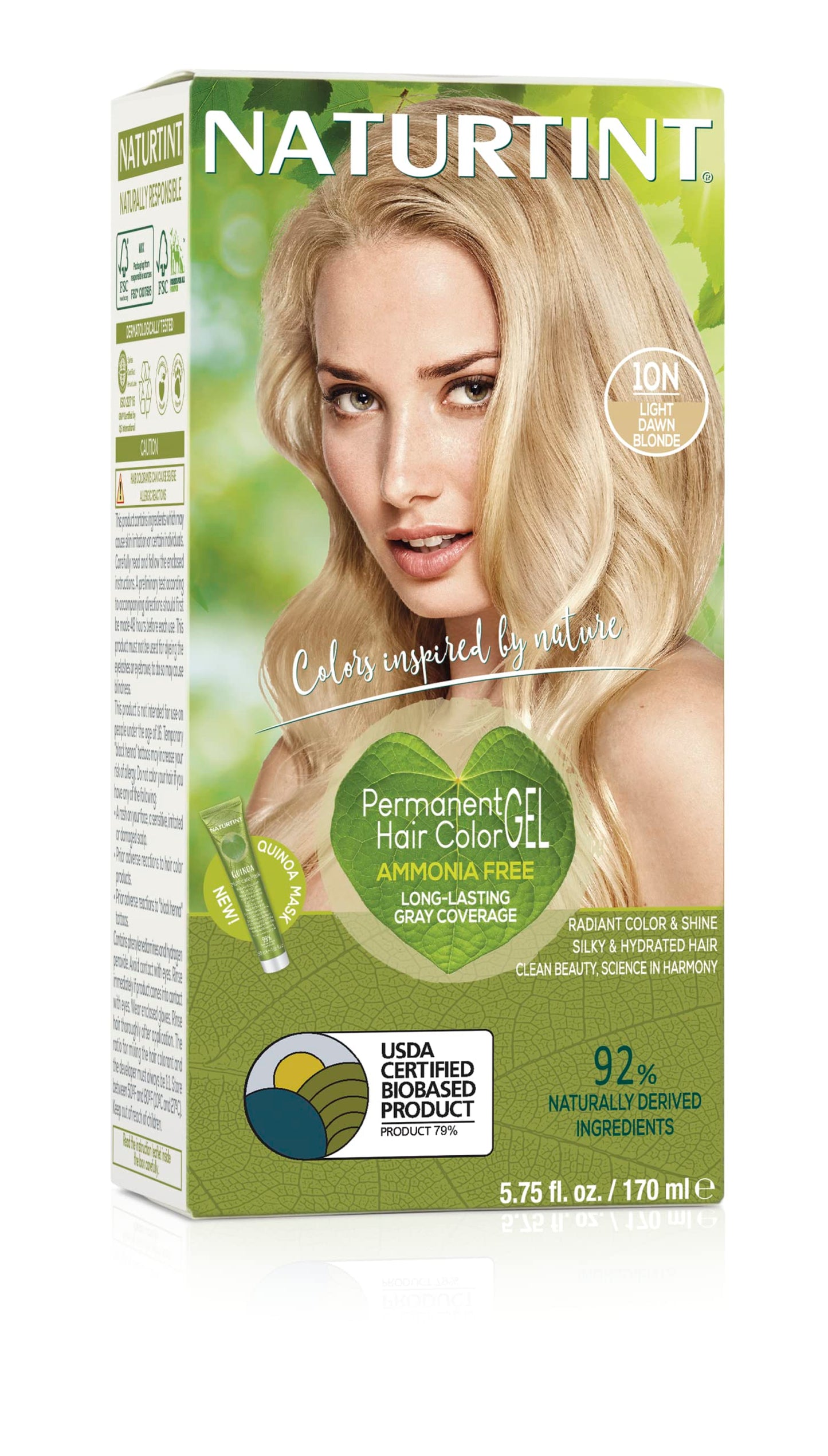 NATURTINT HAIR COLOR,10N,LT DAWN BL, 5.28 FZ Beauty & Personal Care Naturtint