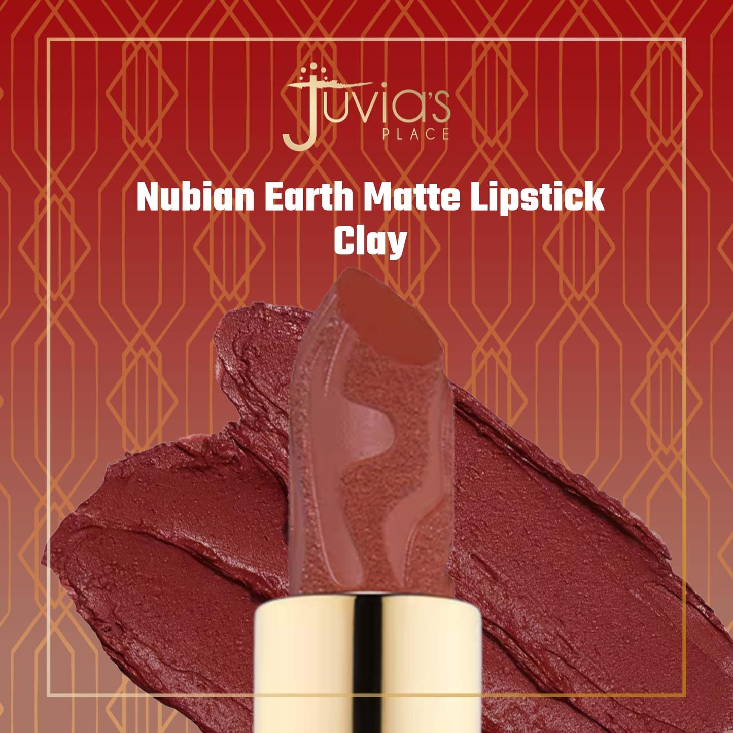 Juvia's Place Nubian Earth Matte Lipstick Clay - Hydrating Long-lasting Lipstick, Richly Pigmented Lip Makeup, Creamy with Matte Finish Beauty & Lip Beauty & Personal Care Juvia's Place