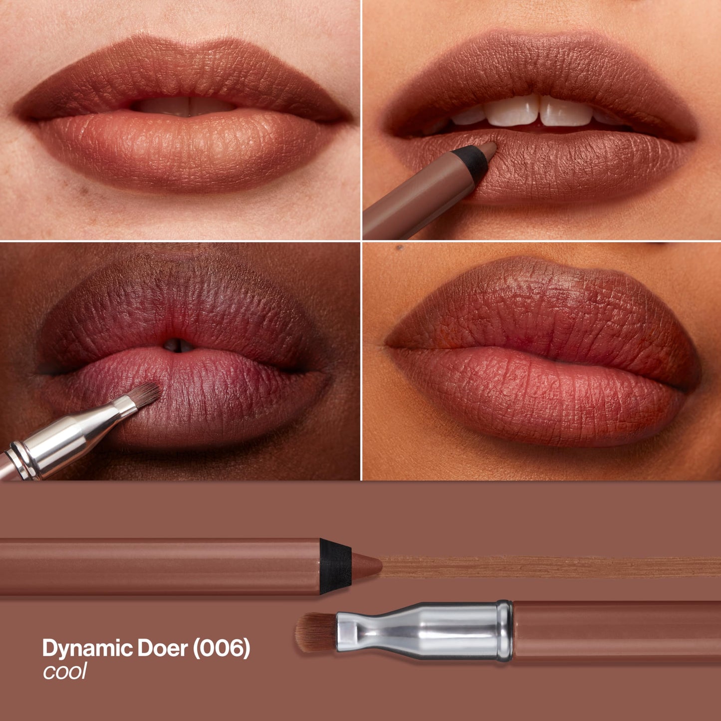 Revlon ColorStay Multi-Liner, Creamy Formula, Multiuse For Lips, Eyes & Face, Precision Brush for Easy Blending, 006 Dynamic Doer Beauty & Personal Care REVLON