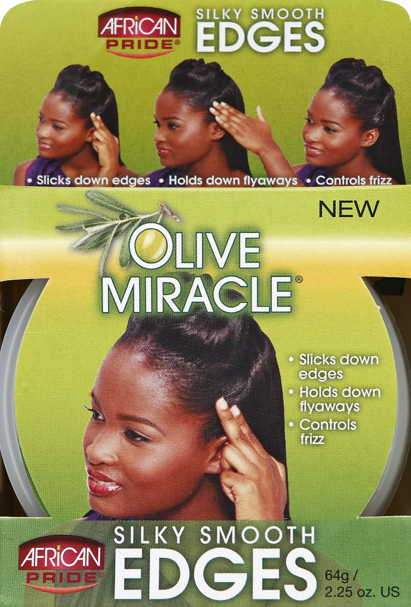 African Pride Olive Miracle Silky Smooth Edges Beauty & Personal Care African Pride
