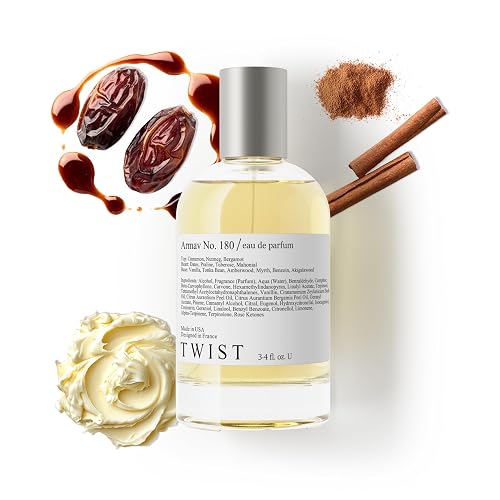 Twist Armav No. 180 - Inspired by Khamrah L, Long-Lasting Unisex Perfume for Women and Men, Vegan, Clean Ingredients, Cinnamon & Nutmeg - Spray 100 ml Beauty & Personal Care HOUSE OF TWIST
