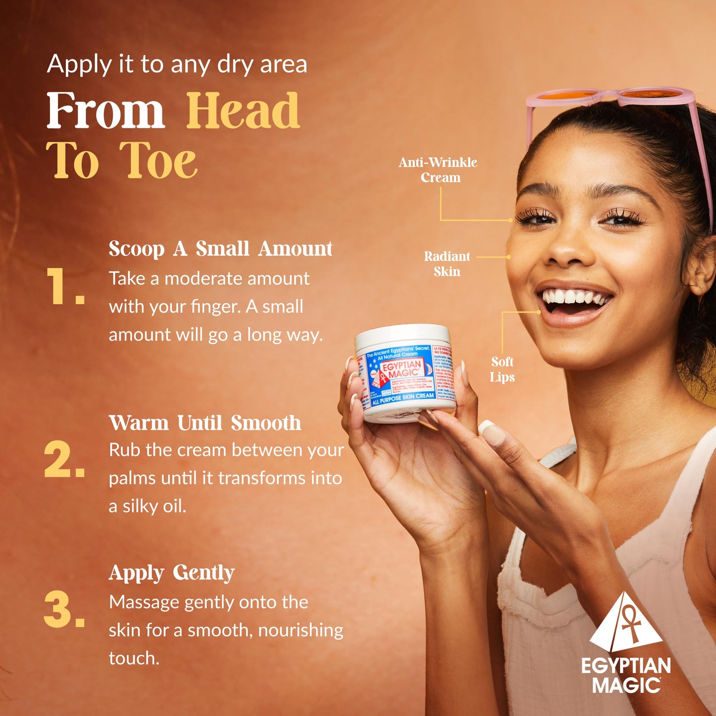 Egyptian Magic - All Purpose Face, Body, and Dry Skin Moisturizing Cream, Skin Protectant for Women & Men, Eczema Care Healing Balm, Scar Treatment Beauty & Personal Care Egyptian Magic