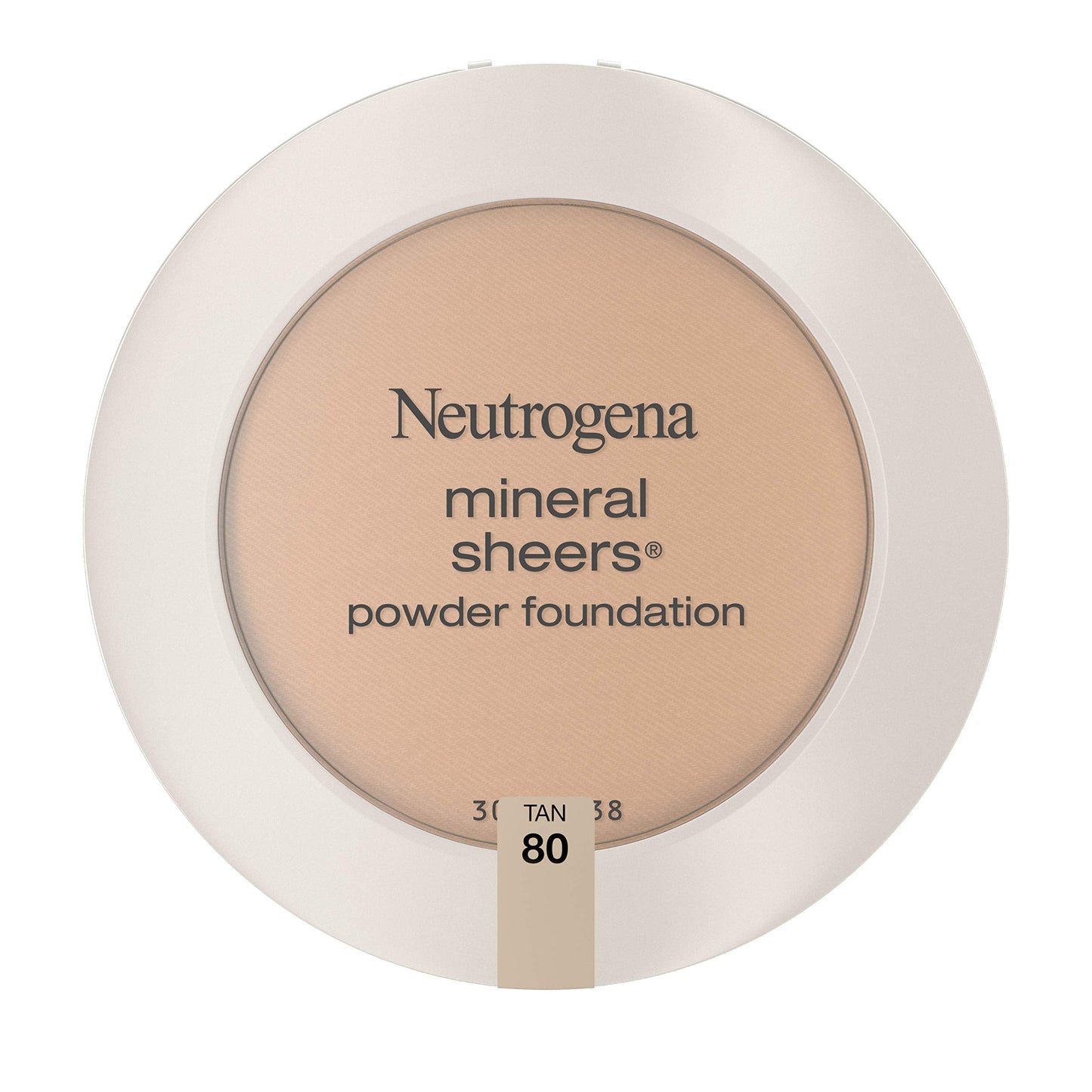 Neutrogena Mineral Sheers Compact Powder Foundation, Lightweight & Oil-Free Mineral Foundation, Fragrance-Free, Tan 80, .34 oz Beauty & Personal Care Neutrogena