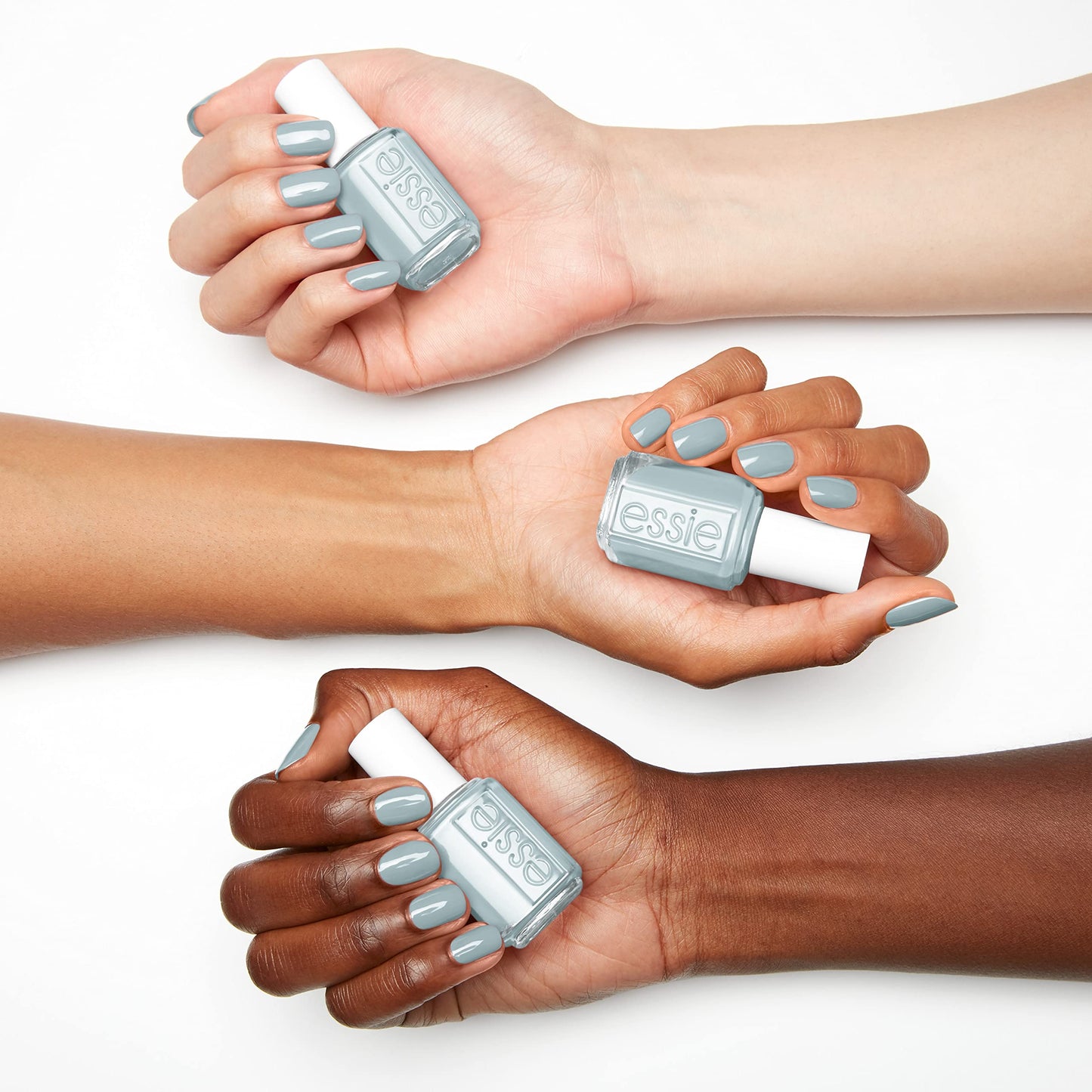 essie nail polish, limited edition spring 2022 collection, pastel blue nail color with a cream finish, 8-free vegan formula, flight of fantasy, 0.46 Beauty & Personal Care essie