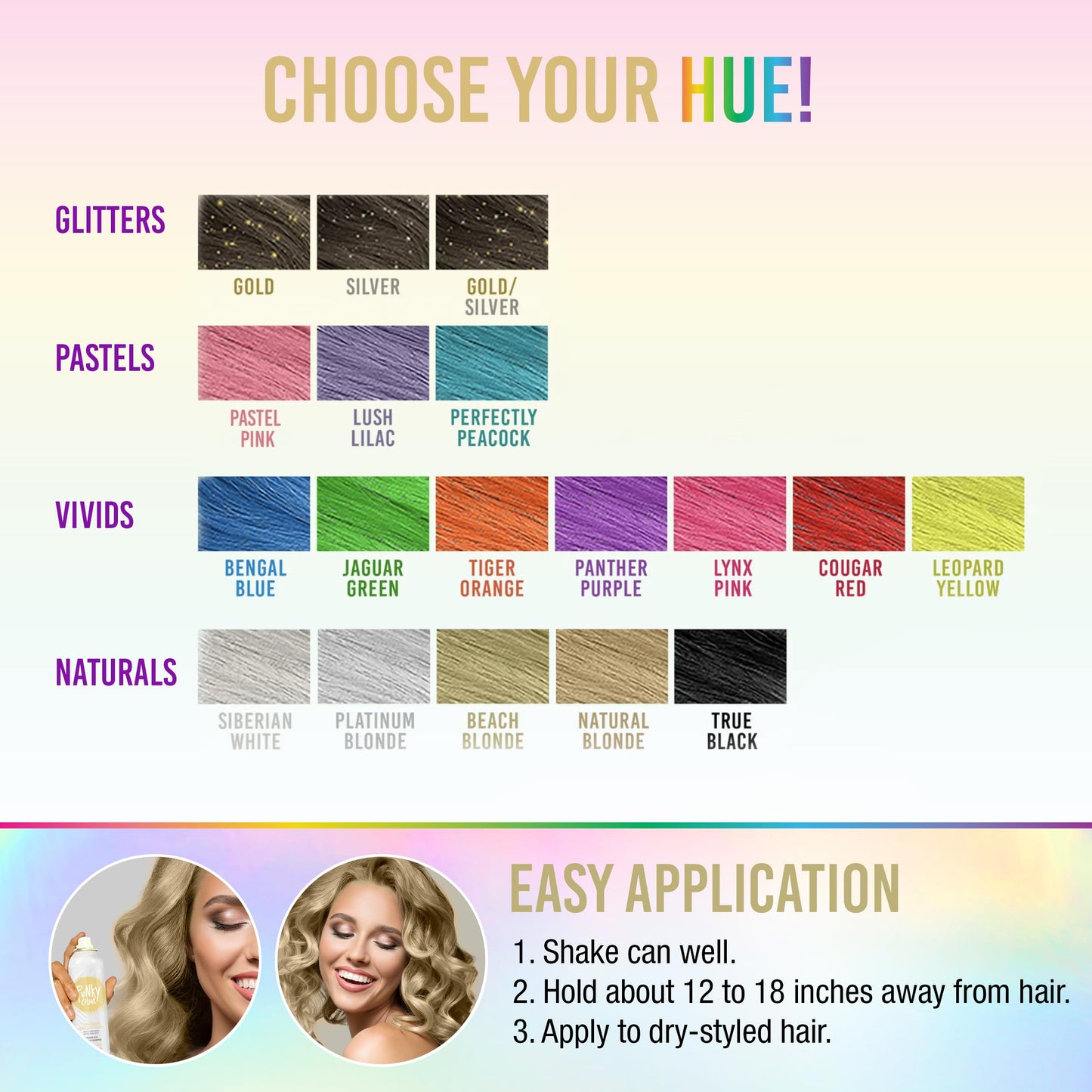 Punky Temporary Hair Highlight Spray, Beach Blonde, 3.5 oz, 1-Pack Beauty & Personal Care Punky