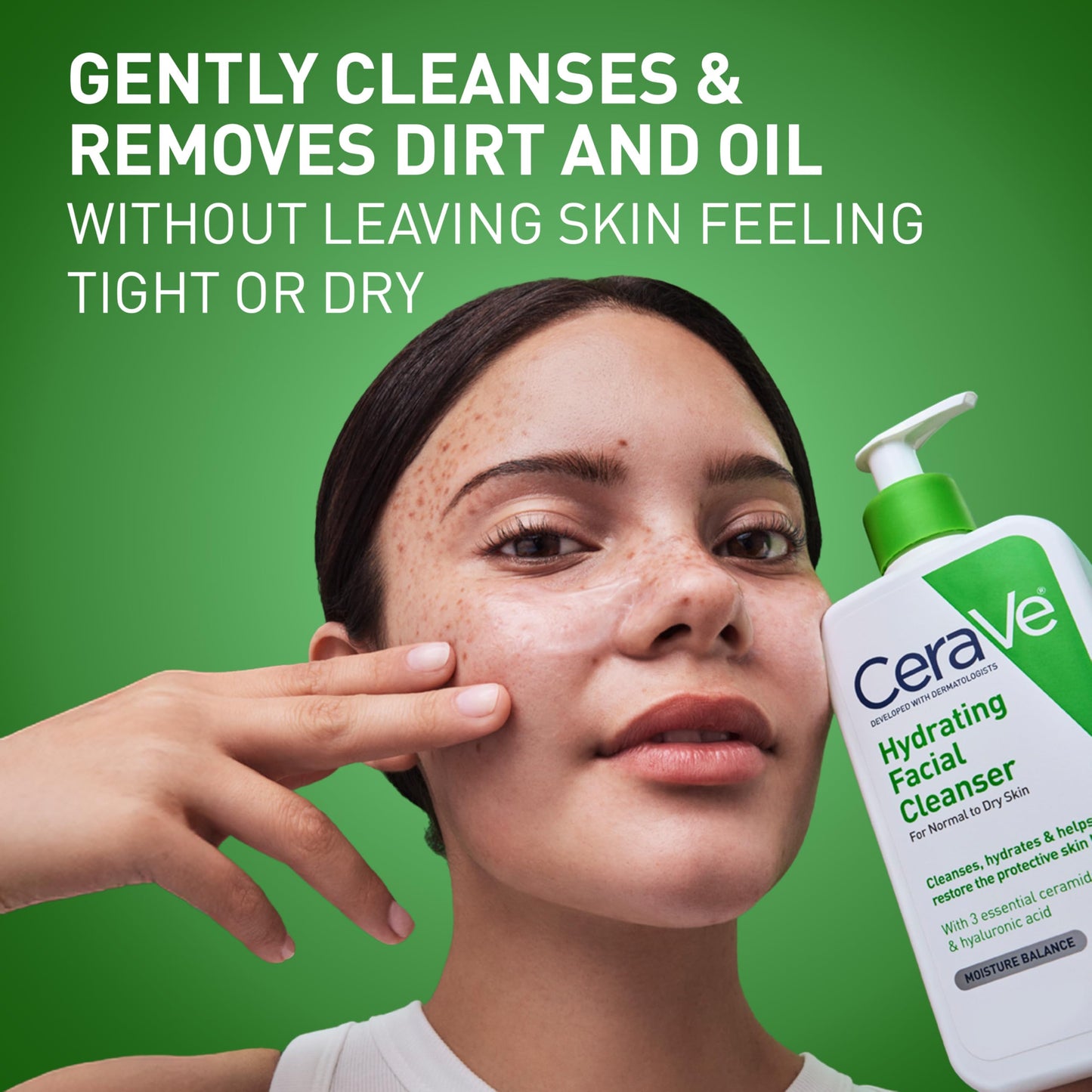 CeraVe Hydrating Facial Cleanser, Moisturizing Face Wash For Dry Skin, Hyaluronic Acid + Ceramides + Glycerin, Hydrating Cleanser For Normal To Dry Beauty and Personal Care CeraVe