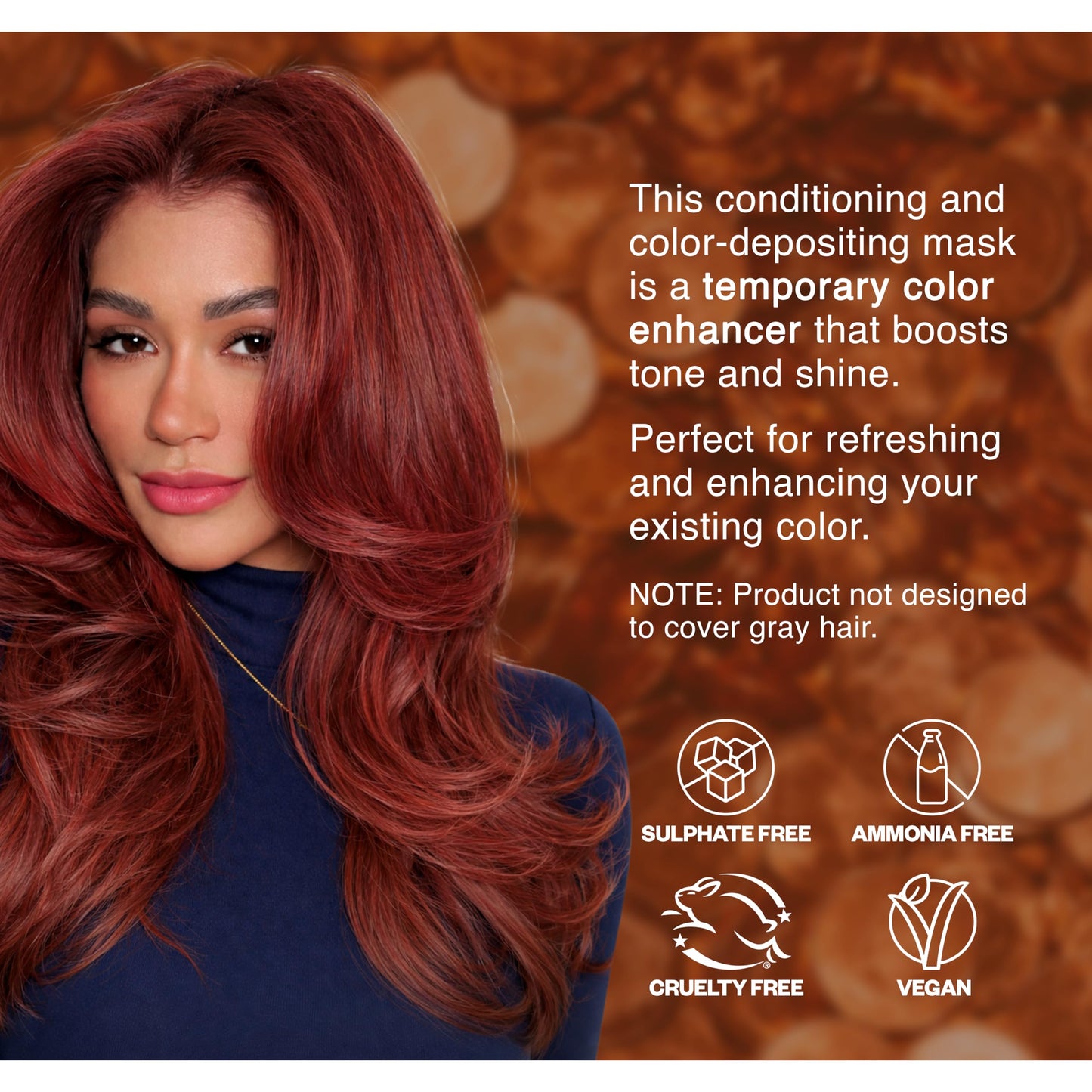 IGK On The Money | Fiery Copper Hair Gloss + Color Depositing Mask | Boost Shine, Enhance Copper Tones, Refresh Color | Semi Permanent Conditioning Beauty & Personal Care IGK