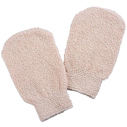 Bath Shower Gloves- Elastic Bath Mitts for Deep Cleansing & Gentle Exfoliation- Machine Washable (2 packs) Beauty & Personal Care i frmmy