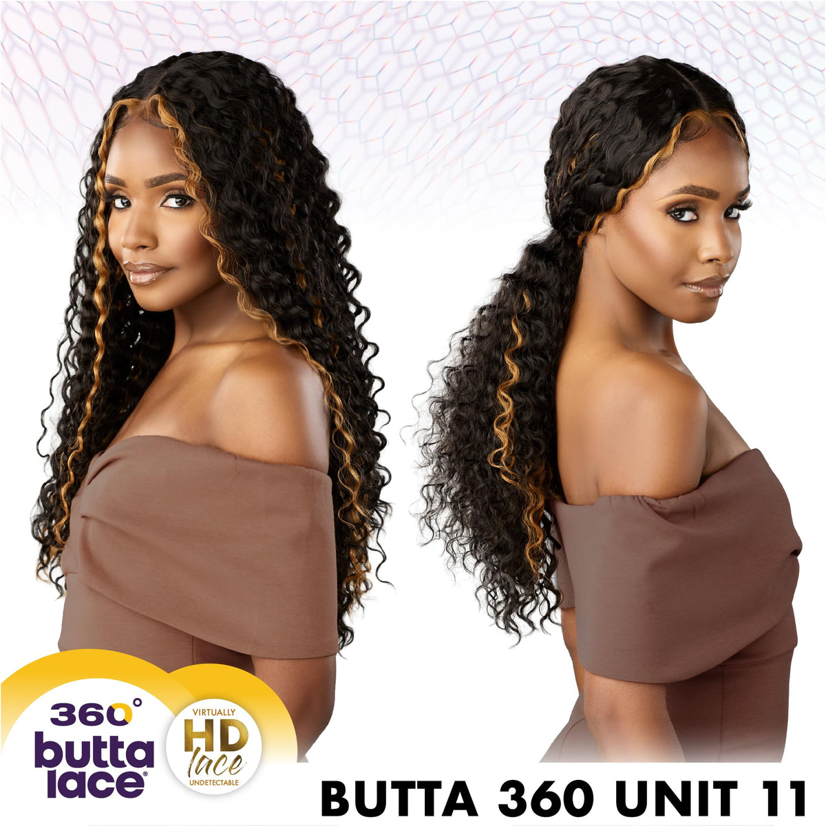 Sensationnel Butta 360 LaceWig-Unit 11, 1 JETBLACK