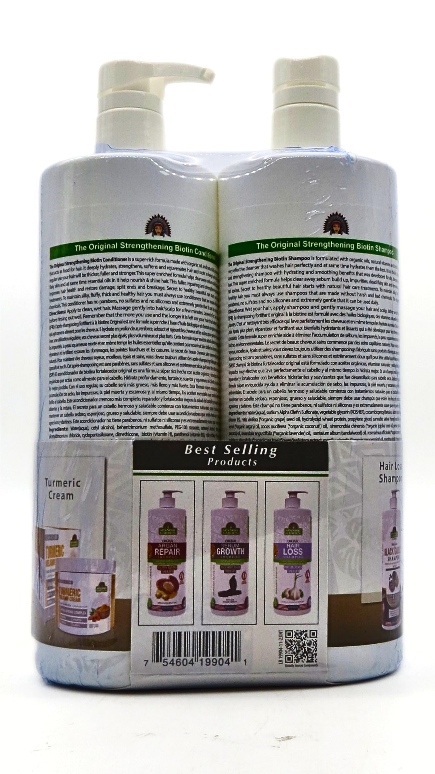 Spanish Garden | Strengthening Biotin Shampoo & Conditioner & Hair Oil Set Beauty & Personal Care Spanish Garden