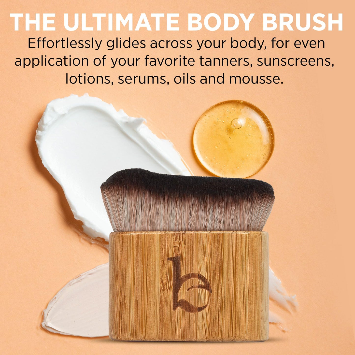 Ultra Soft Self Tanner Brush - Kabuki Brush for Body Foundation & Makeup, Blending Applicator for Tanner, Self Tanning Mitt, Achieves Sunless Beauty & Personal Care Beauty by Earth