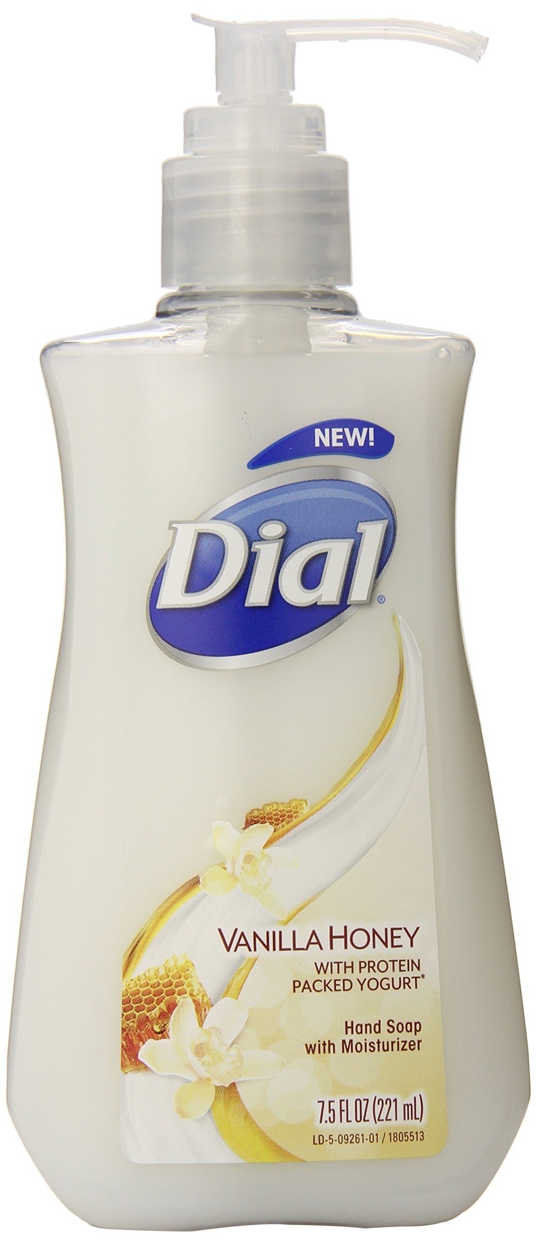 Dial Liquid Hand Soap, Vanilla Honey with Protein Packed Yogurt, 7.5 Fl Oz, Packaging may vary Beauty & Personal Care Dial
